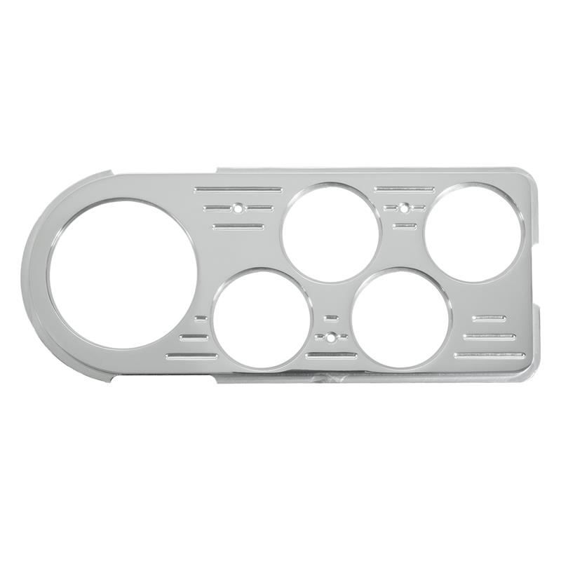 DASH PANEL, FORD TRUCK 48-50, 1 X 3-1/8", 4 X 2-1/16", BILLET