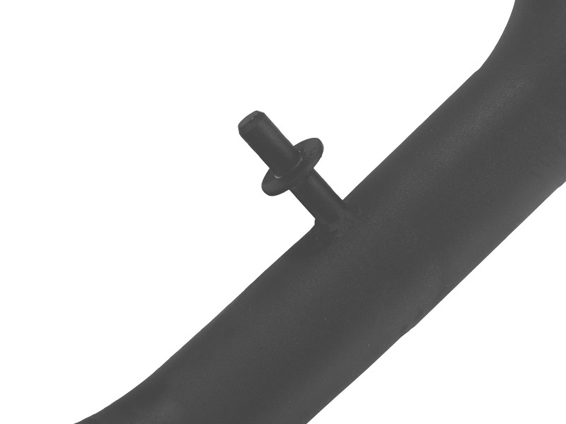 BladeRunner 2 IN to 2-1/2 IN Aluminum Hot Charge Pipe Black