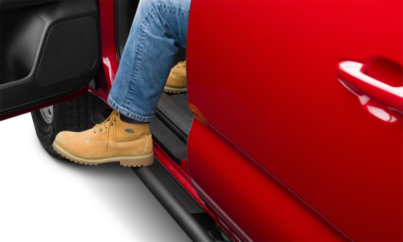N-Fab Trail Slider Steps 16-20 Toyota Tacoma Crew Cab All Beds - SRW - Textured Black thumbnail 4