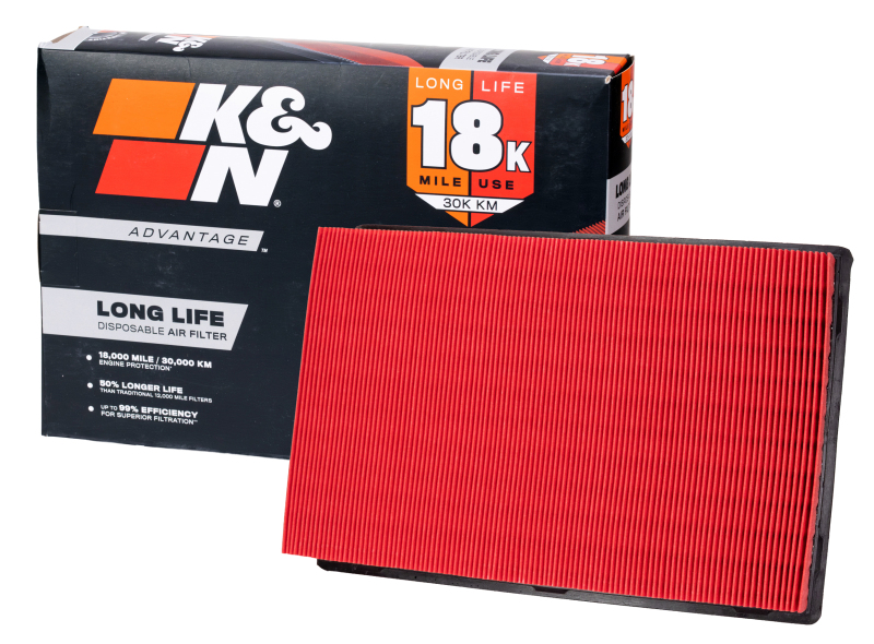 K&N Advantage Air Filter 18K Miles Mercury Grand Marquis/Lin Town Car 92-09 Ford Crown Vic 92-08 thumbnail 3
