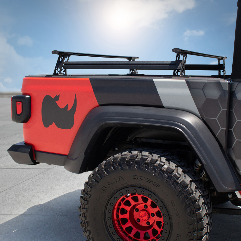 Go Rhino 20-22 Jeep Gladiator JT/16-22 Toy. Tacoma/05-21 Nssn Frontier XRS Cross Bars Kit - Tex. Blk thumbnail 4