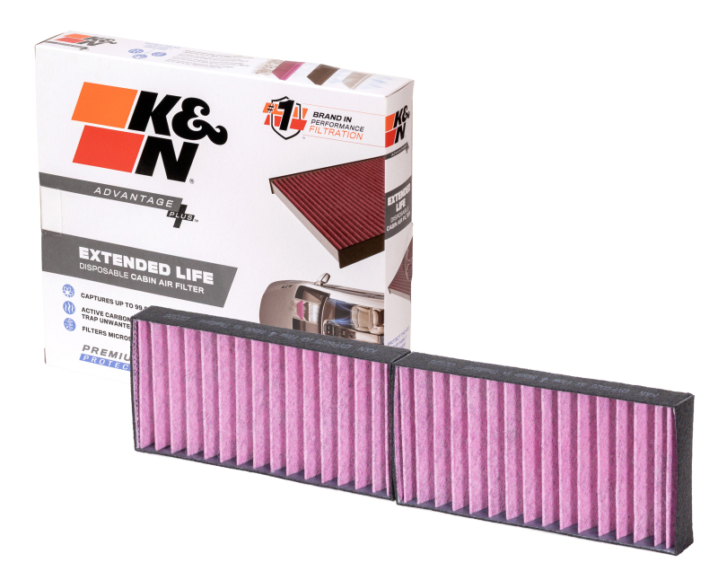 K&N Disposable Cabin Air Filter Advantage Plus 11-18 Jeep Wrangler thumbnail 2