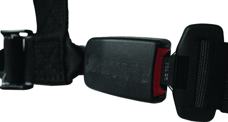 DragonFire Racing Harness H-Style- 4-Point- EZ-Adjust- 3in Buckle- Black thumbnail 4