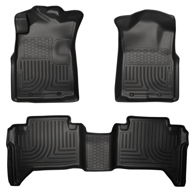 Husky Liners 05-13 Toyota Tacoma WeatherBeater Combo Black Floor Liners thumbnail 6