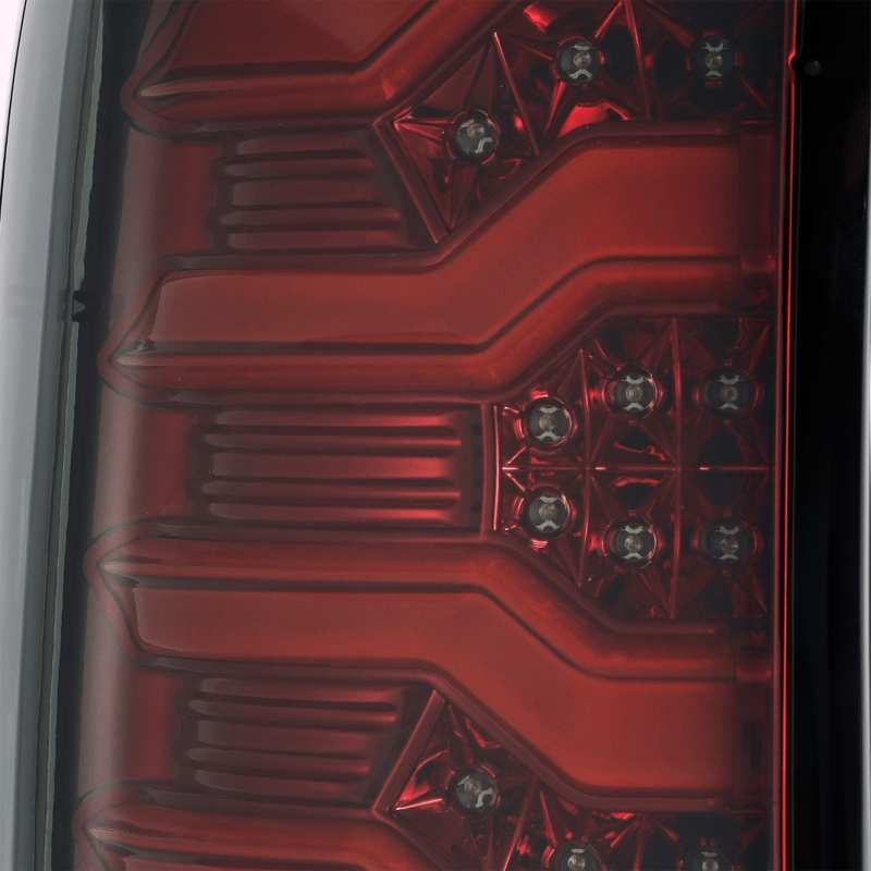 AlphaRex 14-18 Chevrolet Silverado 1500 PRO-Series LED Tail Lights Red Smoke thumbnail 3