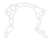 Cometic Ford 351C 335 Series V8 .020in Rubber Coated Steel Timing Cover Gasket thumbnail 7