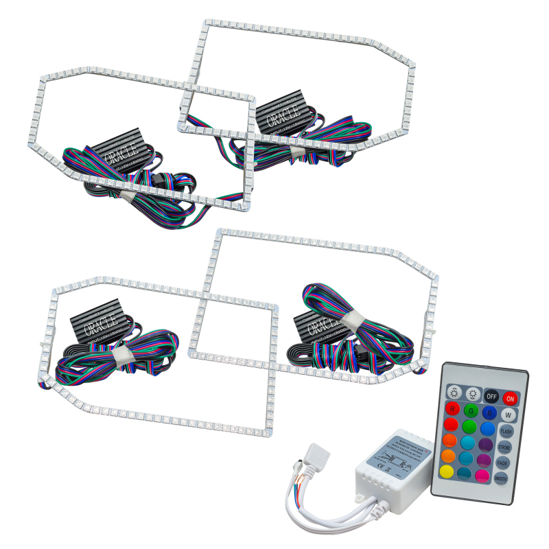 Oracle Chevy Silverado 14-15 Halo Kit Non-Projector Style - w/ Simple Controller thumbnail 2