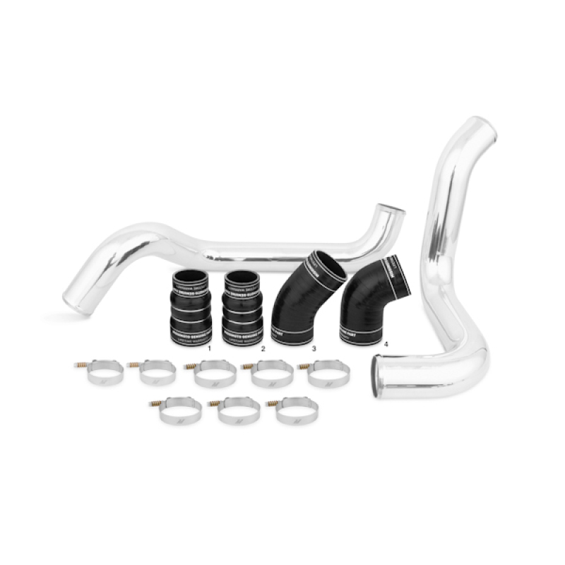 Mishimoto MMICP-DMAX-02BK Intercooler Pipe Kit, Black, fits Chevrolet/GMC 6.6L Duramax 2004.5-2010