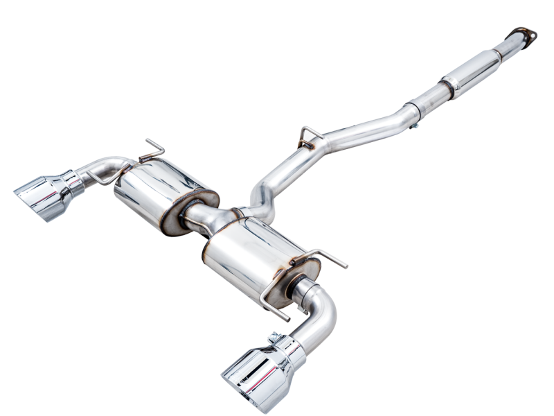 AWE Tuning Subaru BRZ/ Toyota GR86/ Toyota 86 Touring Edition Cat-Back Exhaust- Chrome Silver Tips thumbnail 4