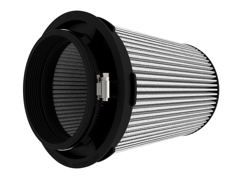 aFe Magnum FLOW Pro DRY S Air Filters 21-91141 Filter, S, Conical, Synthetic, Gray, 5.00 in. Inlet Flange I.D., 9.00 in. Length, Each thumbnail 9