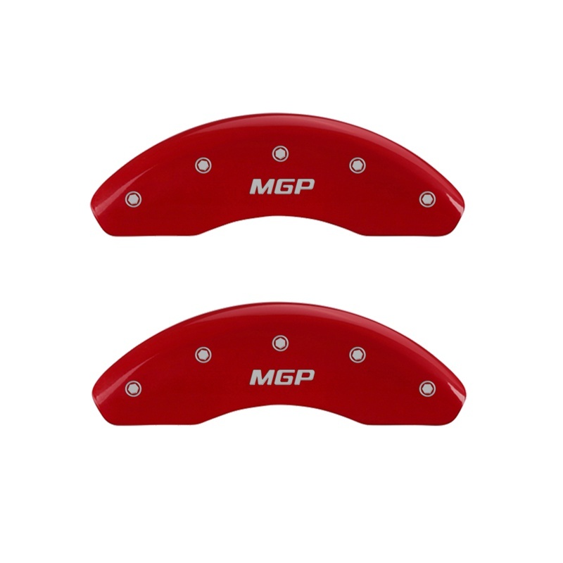 MGP 2 Caliper Covers Engraved Front MGP Red Finish Silver Characters 2017 Ram Promaster City thumbnail 3