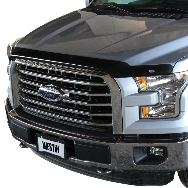 Westin 2015-2017 Ford F-150 Platinum Bug Shield - Smoke thumbnail 6