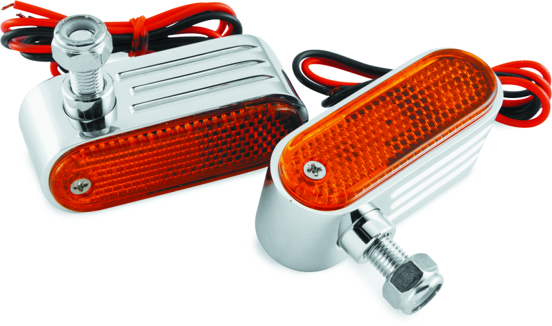 BikeMaster Marker/Side Lights 5/16in Mount Dual Bulb Amber thumbnail 3
