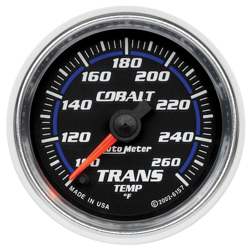 Autometer Cobalt 52mm 100-260 Deg F Electronic Trans Temp Gauge thumbnail 5