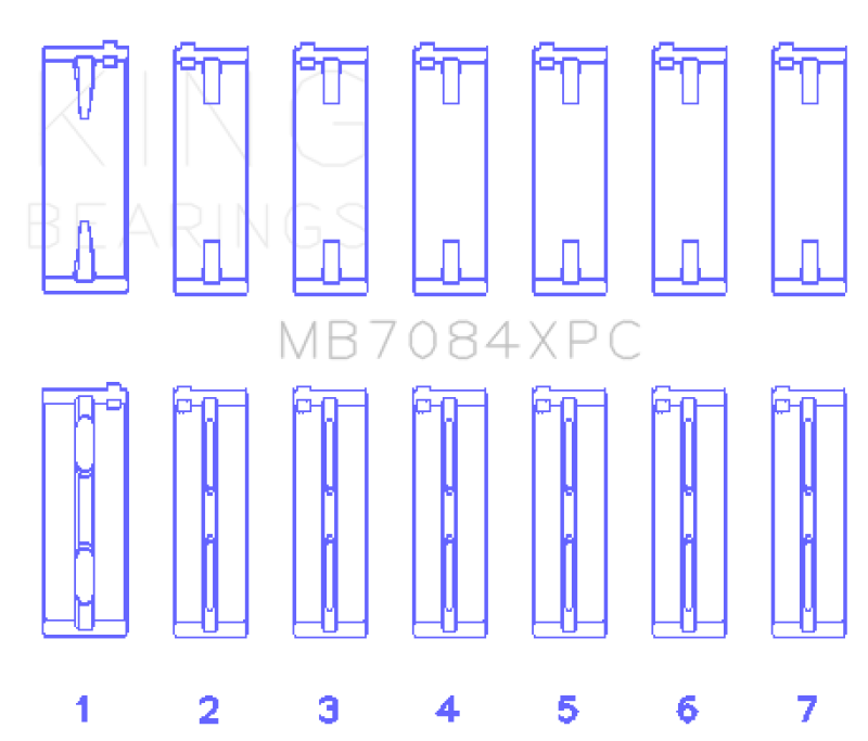 KING Performance Main Bearings