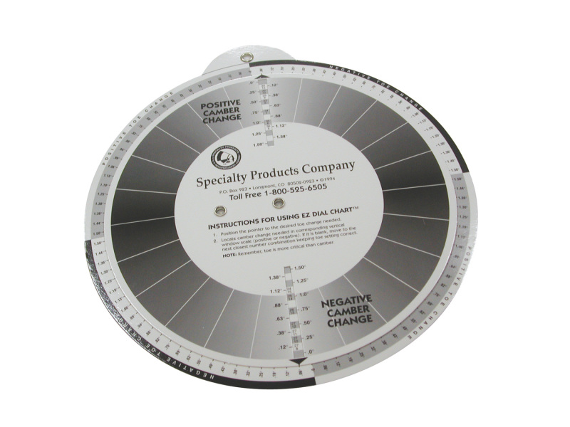 SPC Performance EZ Shim Dial Chart thumbnail 5