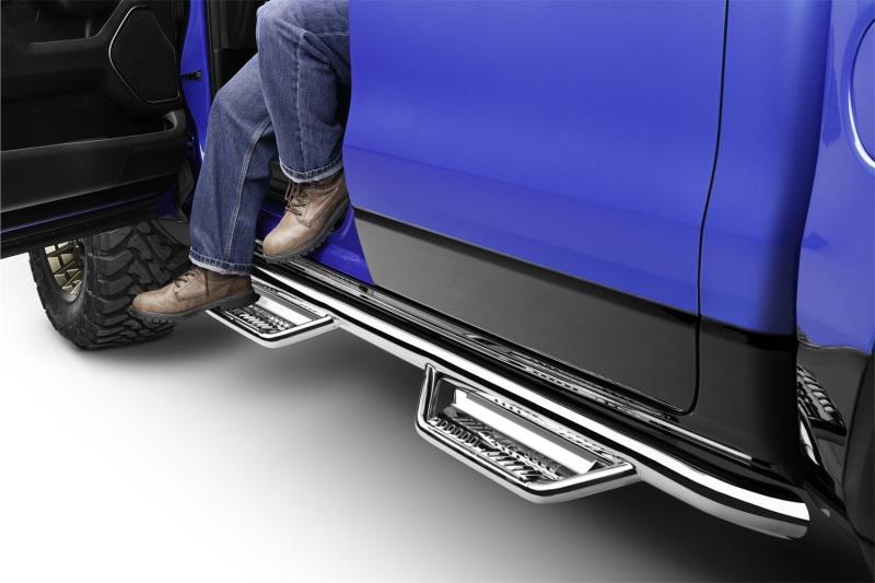 N-Fab Podium SS 19-20 Dodge RAM 1500 Crew Cab - Cab Length - Polished Stainless - 3in thumbnail 6