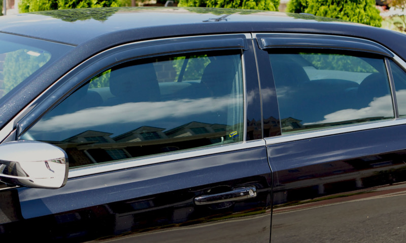 AVS 19-22 Mazda 3 Hatchback Ventvisor Outside Mount Window Deflectors 4pc - Smoke thumbnail 9