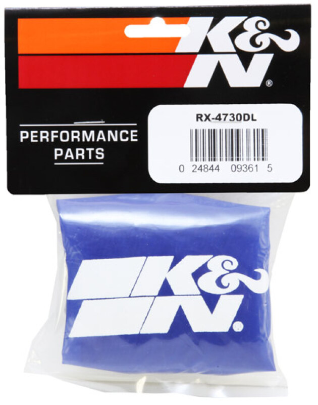 K&N Drycharger Air Filter Wrap Blue for RX-4730 thumbnail 5