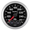 Autometer Elite 52mm 100-260 Deg F Oil Temp Peak & Warn w/ Electronic Control Gauge thumbnail 6