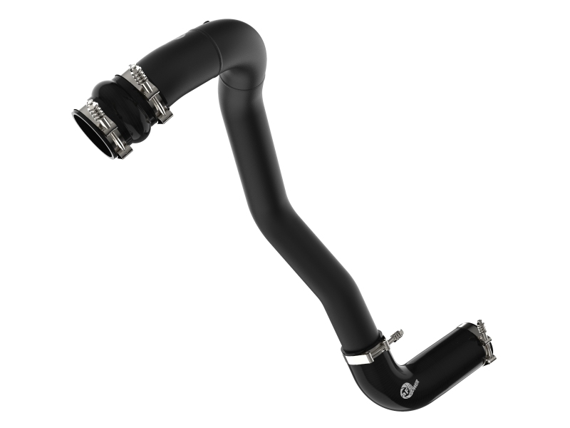 BladeRunner 3 IN Aluminum Hot Charge Pipe Black