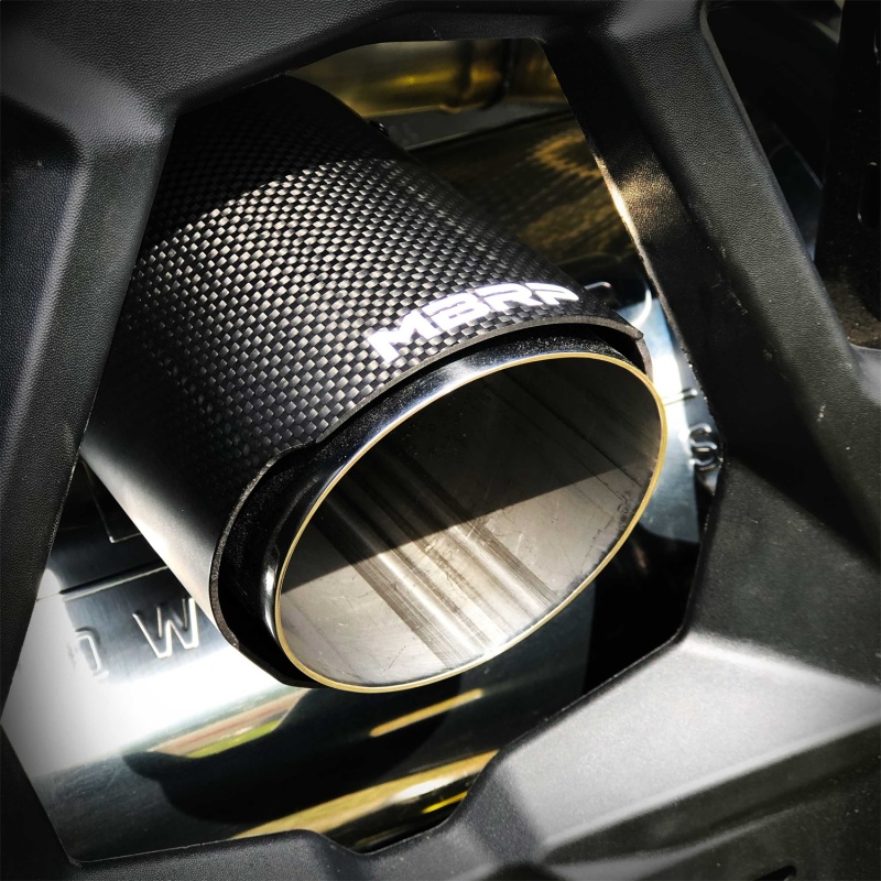 MBRP 18-19 Can-Am Maverick Sport 1000R Slip On Exhaust Center Exit - Performance Series thumbnail 3