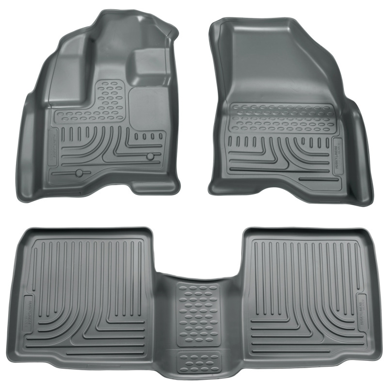 Husky Liners 09-13 Lincoln MKS WeatherBeater Combo Black Floor Liners thumbnail 2
