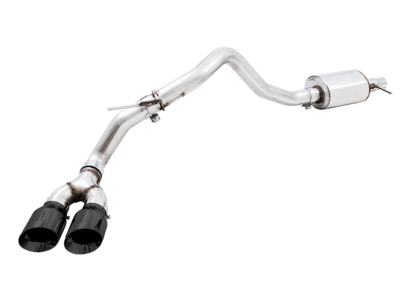 AWE Tuning 2019+ Ford Ranger 0FG Performance Exhaust System w/Diamond Black Tips & Rock Guard thumbnail 2