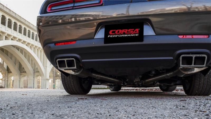 Corsa 2015-2023 Dodge Challenger SRT / Scat Pack / R/T 6.4L Polished Xtreme Cat-Back Exhaust thumbnail 7
