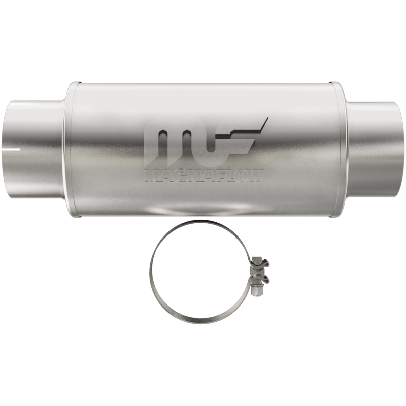 MagnaFlow Muffler Mag DSL SS 7x7x14 5in Inlet 5in Outlet thumbnail 3