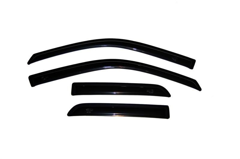 AVS 09-18 Dodge RAM 1500 Quad Cab Ventvisor Outside Mount Window Deflectors 4pc - Smoke thumbnail 3