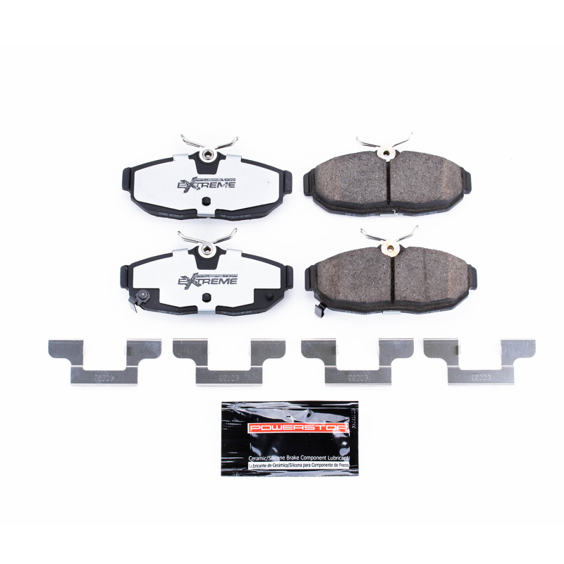 Power Stop 2012 Ford Mustang Rear Z26 Extreme Street Brake Pads w/Hardware thumbnail 2