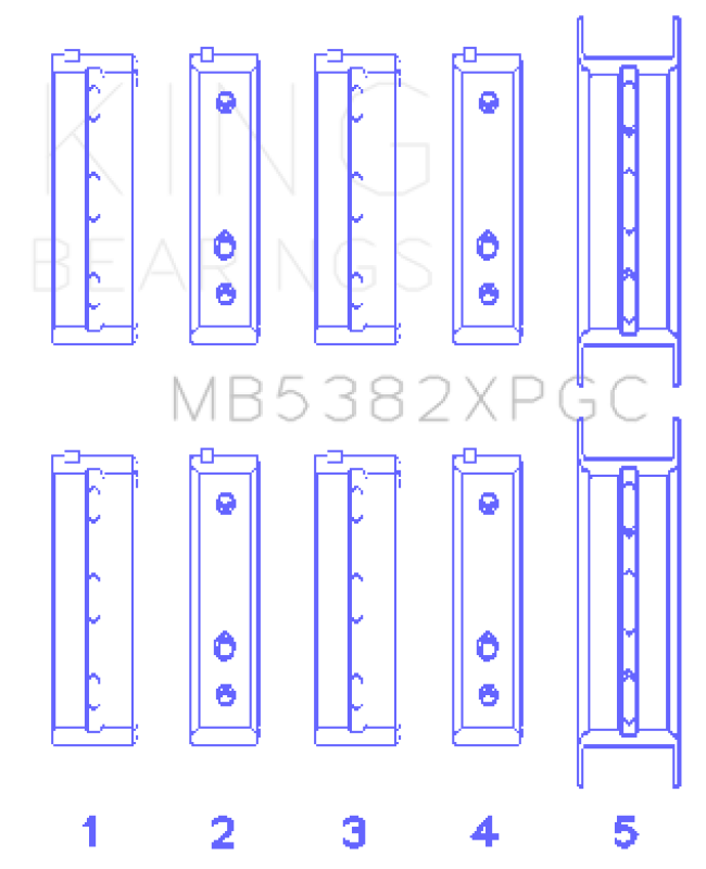 KING Performance Main Bearings