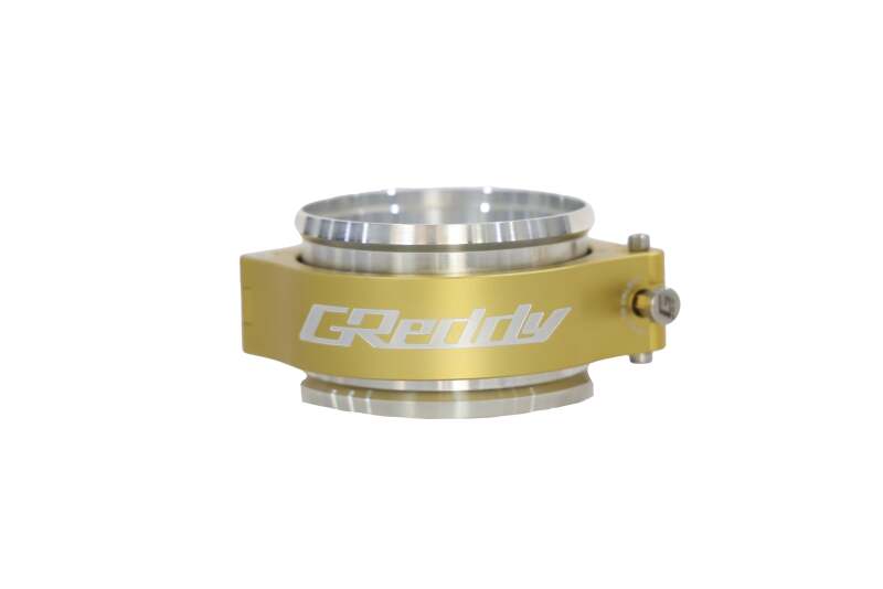 GReddy 3.0 Inch Gold Anodized Aluminum Boost Tube Clamp Set thumbnail 2