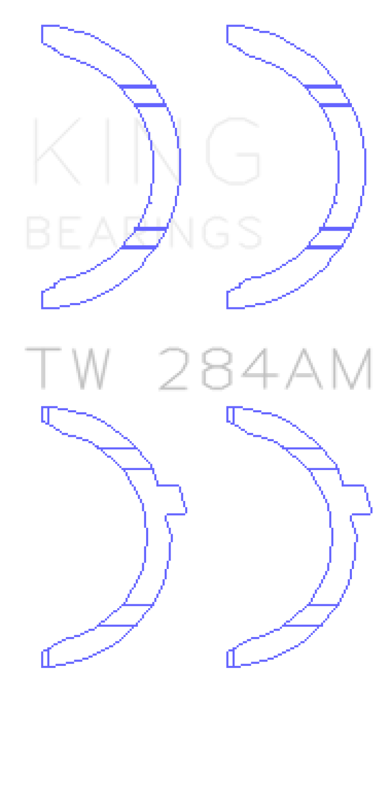 King Engine Bearings Toyota/Lexus 2JZGE/2JZGTE 3.0L Thrust Washer Set thumbnail 2