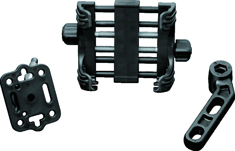 Kuryakyn Tech-Connect Device Mounting Systems 1676 Mobile Holder, System, Clamp Type, Composite, Black, Kit thumbnail 2
