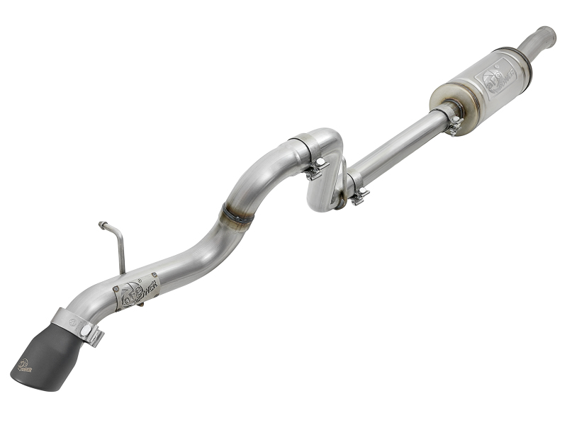 aFe MACH Force-Xp Axle-Back Hi-Tuck Exhaust System w/Black Tip 18-19 Jeep Wrangler (JL) V6 3.6L thumbnail 2