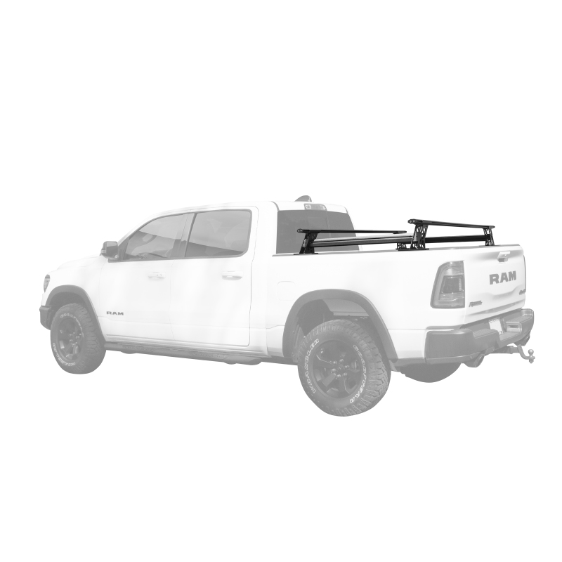 Go Rhino 15-22 Ford F-150 / 07-21 Toy. Tundra XRS Cross Bars Kit - Tex Blk (Attch Tonneau Cvr T-Trk) thumbnail 9