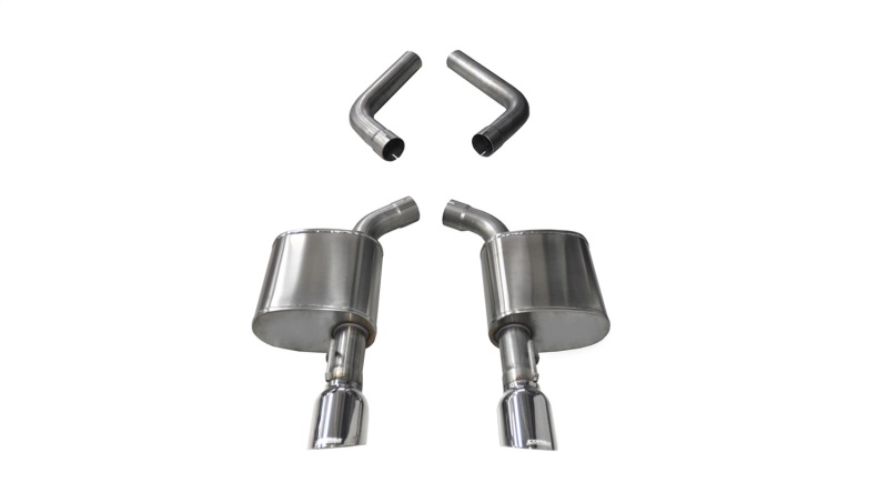 Corsa 17-20 Dodge Charger 6.4L/17-19 Dodge Charger 5.7L Polished Sport AxleBack Exhaust w/4.5in Tips thumbnail 2