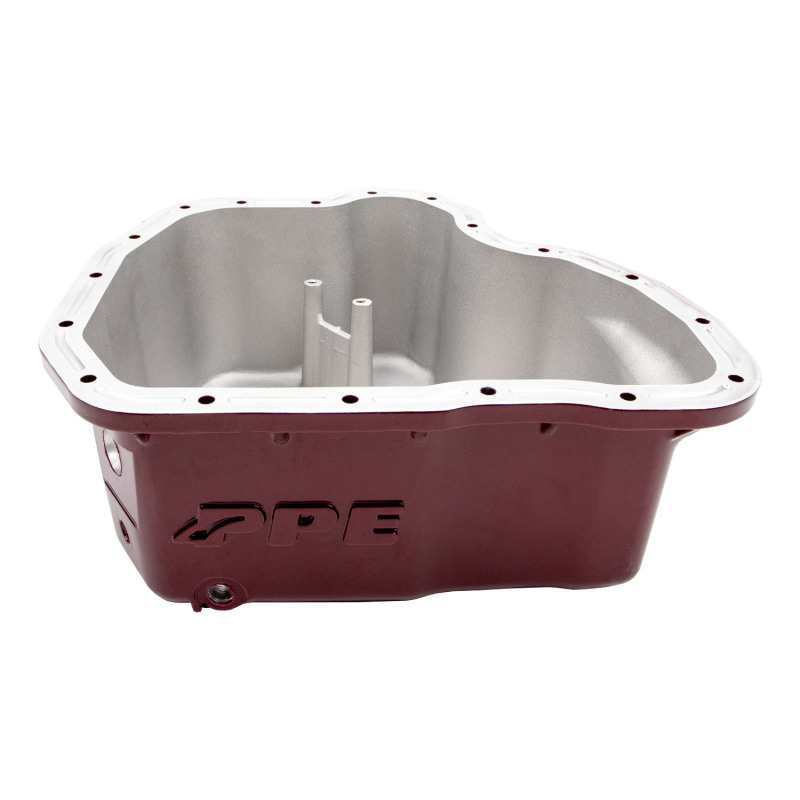 Wehrli 11-16 GM Duramax WCFab X PPE High Capacity Aluminum Oil Pan - Fine Texture Black thumbnail 4