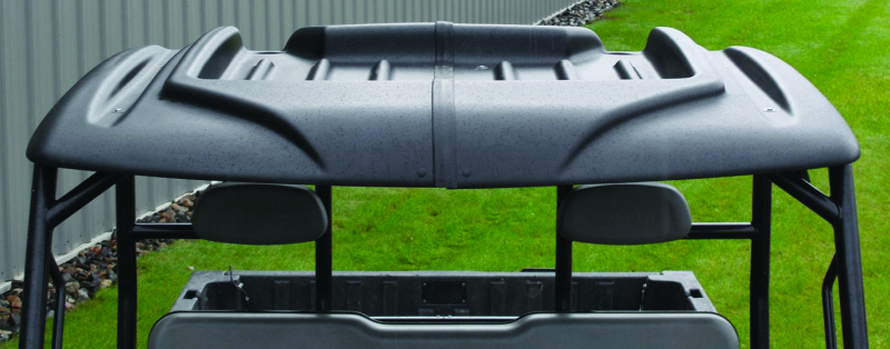 Quadboss Universal Roofs 326708 Hard Top, Roof, Cab Top Style, Polyethylene, Black, 43.50 in. Width, 60.00 in. Length, 2-Piece, Universal, Each thumbnail 4
