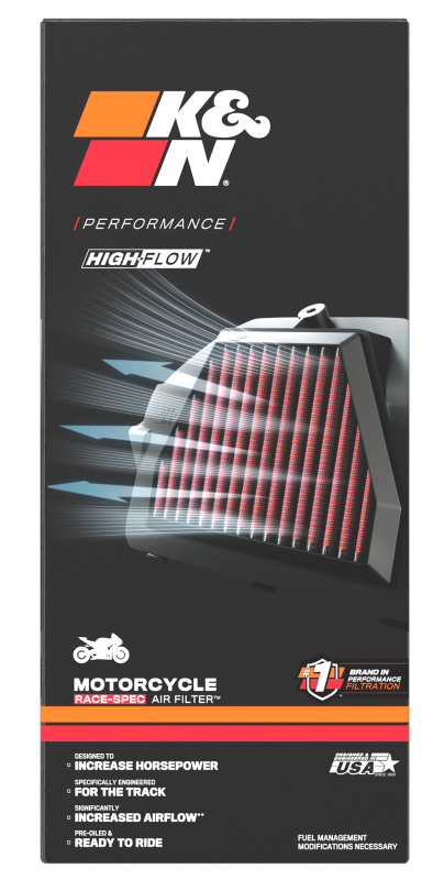 K&N 2017 Suzuki GSXR1000 Race Specific Drop In Air Filter