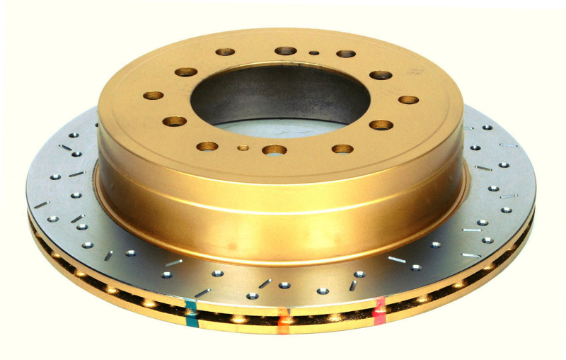DBA HD Series 4000XS Brake Rotors DBA42737XS Disc Rotor, Cross-Drilled, Slotted, 4000 XS Series, Uni-Directional, thumbnail 7