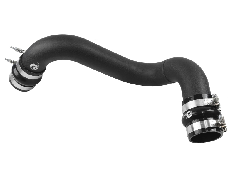 BladeRunner 3 IN Aluminum Hot and Cold Charge Pipe Kit Black