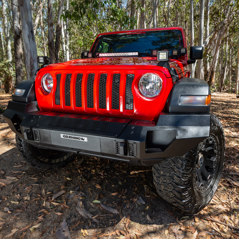 Go Rhino 18-20 Jeep Wrangler JL/JLU/Gladiator JT Light Mount - 20in Single Row thumbnail 4
