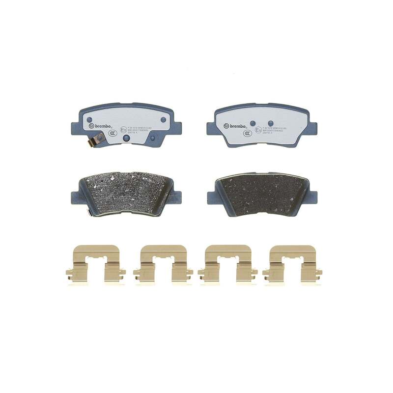 Brembo OE 19-21 Hyundai Kona Electric/17-19 Kia Soul EV Pad Brake Pad - Rear thumbnail 2