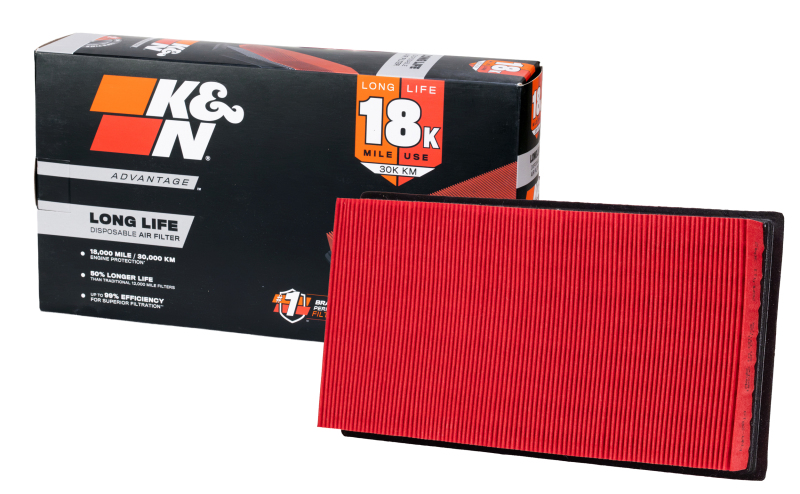 K&N Advantage Air Filter 18K Miles Ford Focus 1998-2004 Focus SVT 2002-2004 thumbnail 3