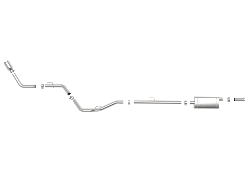 aFe Apollo GT Series 2.5in 409SS 20-21 Jeep Gladiator (JT) V6-3.6L - Polished Tip thumbnail 9