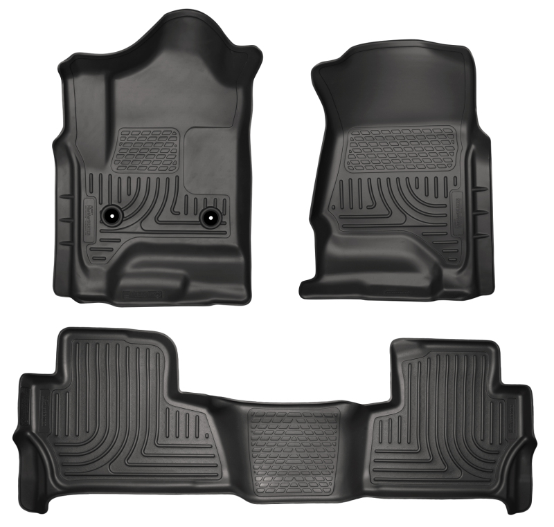 Husky Liners 2015 Chevy/GMC Tahoe/Yukon WeatherBeater Combo Black Floor Liners thumbnail 7