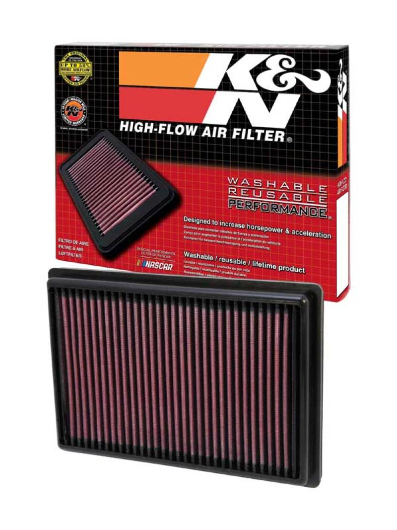 K&N 07 Nissan Sentra 2.0L-L4 Drop In Air Filter thumbnail 4